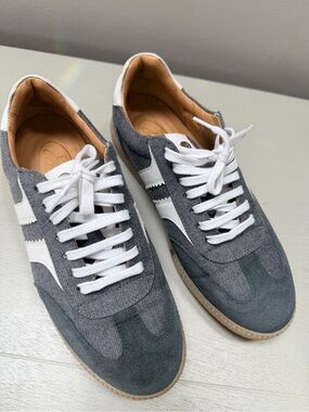 Browns Couture Women's Gray and White Casual Sneakers